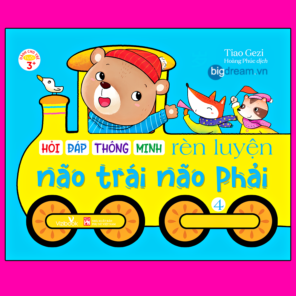Hỏi đáp thông minh Rèn luyện não trái và não phải (Bộ 4 quyển)