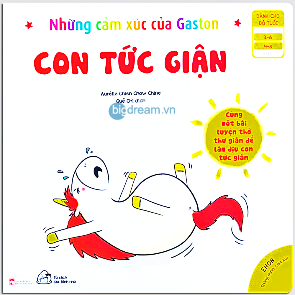 Ehon cho bé - Những cảm xúc của Gaston (Bộ 8 quyển)