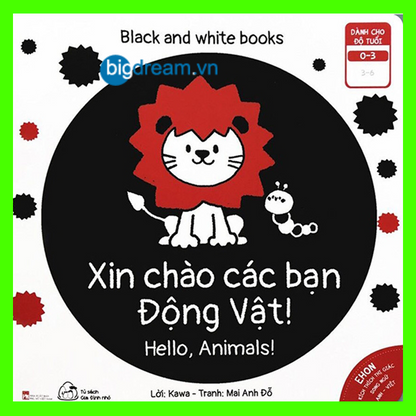 Ehon Kích Thích Thị Giác Song Ngữ Black And White Books (Bộ 6 Quyển)