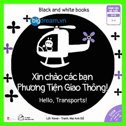 Ehon Kích Thích Thị Giác Song Ngữ Black And White Books (Bộ 6 Quyển)