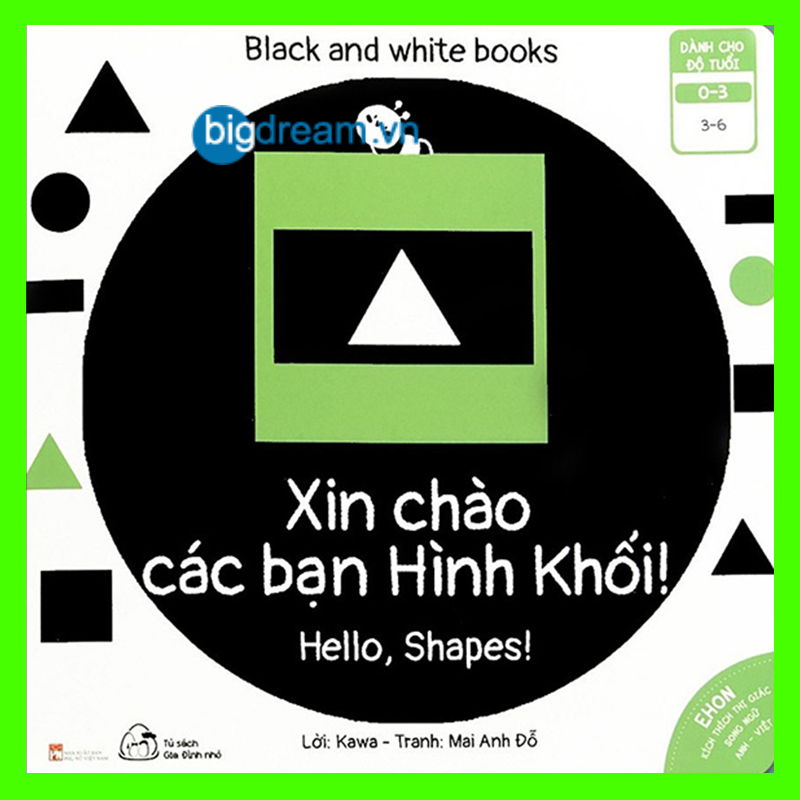 Ehon Kích Thích Thị Giác Song Ngữ Black And White Books (Bộ 6 Quyển)