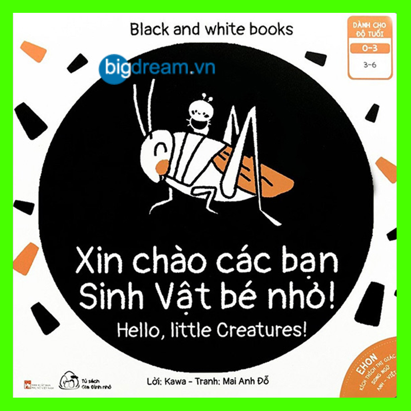 Ehon Kích Thích Thị Giác Song Ngữ Black And White Books (Bộ 6 Quyển)