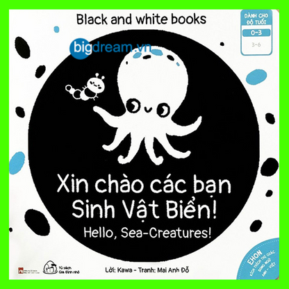 Ehon Kích Thích Thị Giác Song Ngữ Black And White Books (Bộ 6 Quyển)