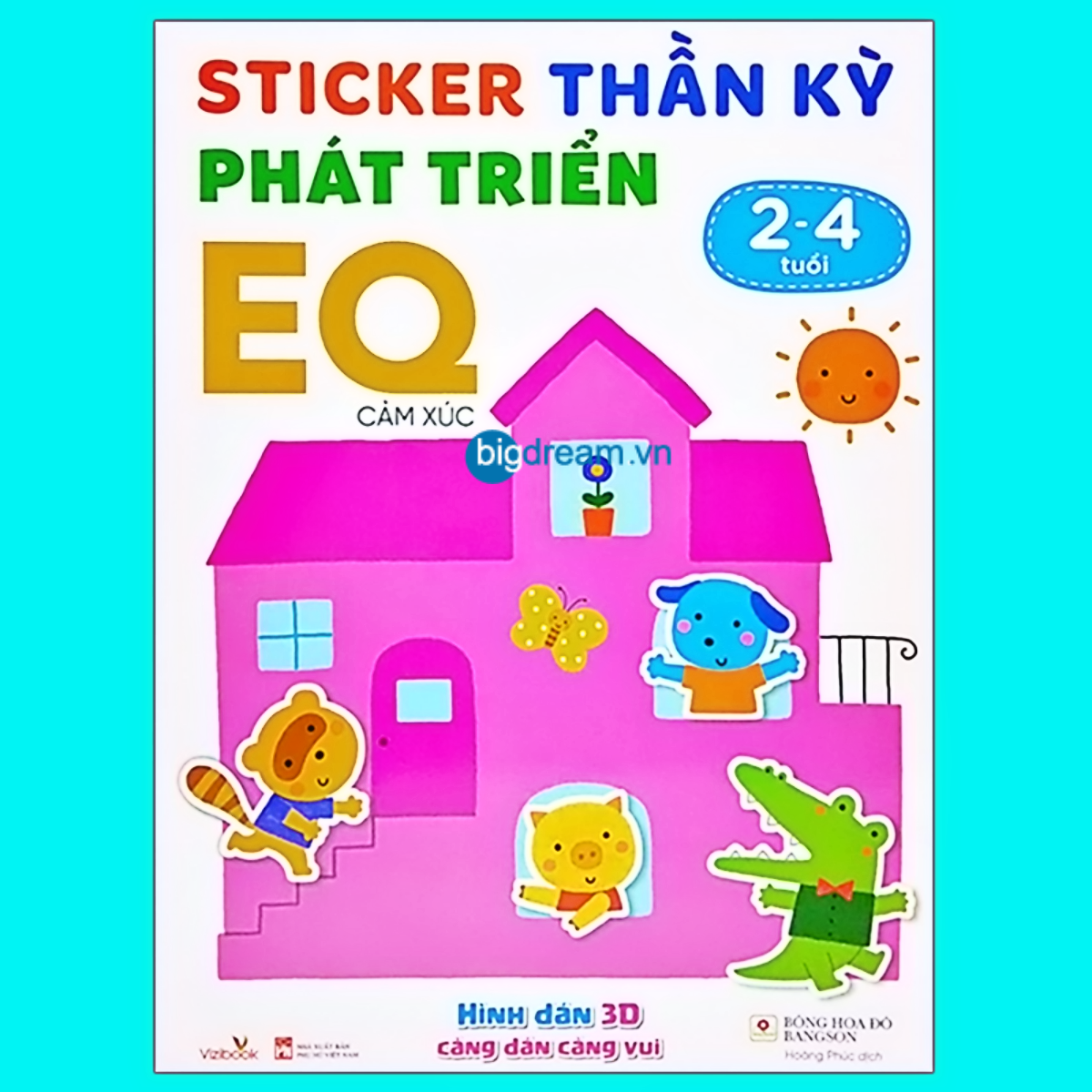 Sticker Thần Kỳ Phát Triển Toàn Diện IQ - EQ- CQ Cho Bé 2-4 Tuổi (Bộ 3 Quyển)