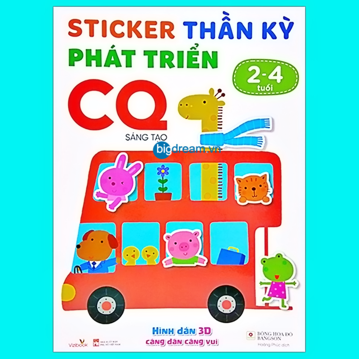 Sticker Thần Kỳ Phát Triển Toàn Diện IQ - EQ- CQ Cho Bé 2-4 Tuổi (Bộ 3 Quyển)