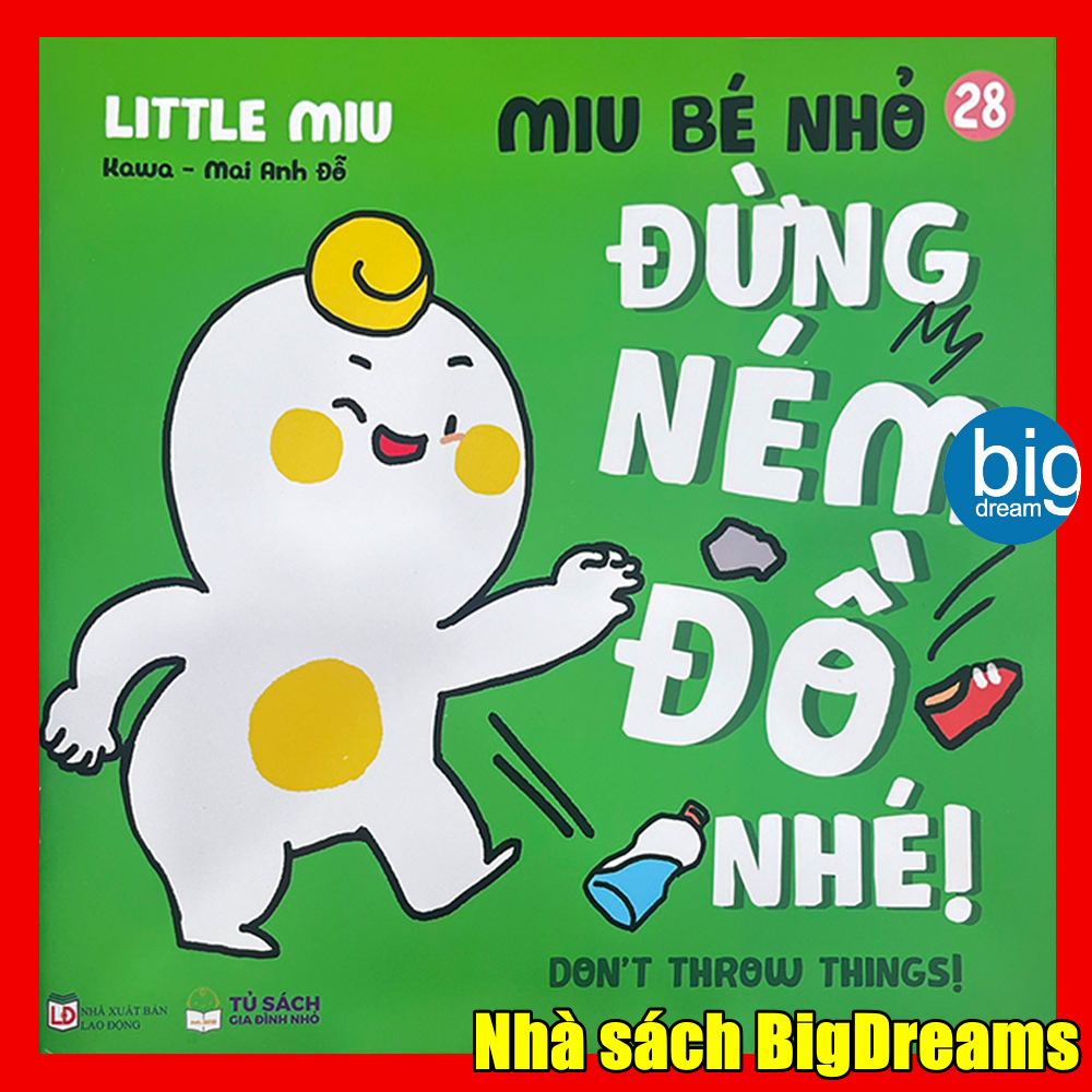 Song Ngữ Miu Bé Nhỏ Phần 3 - Ehon Kĩ Năng Sống Cho Bé 1-6 Tuổi (Bộ 8 Quyển Có Lẻ)