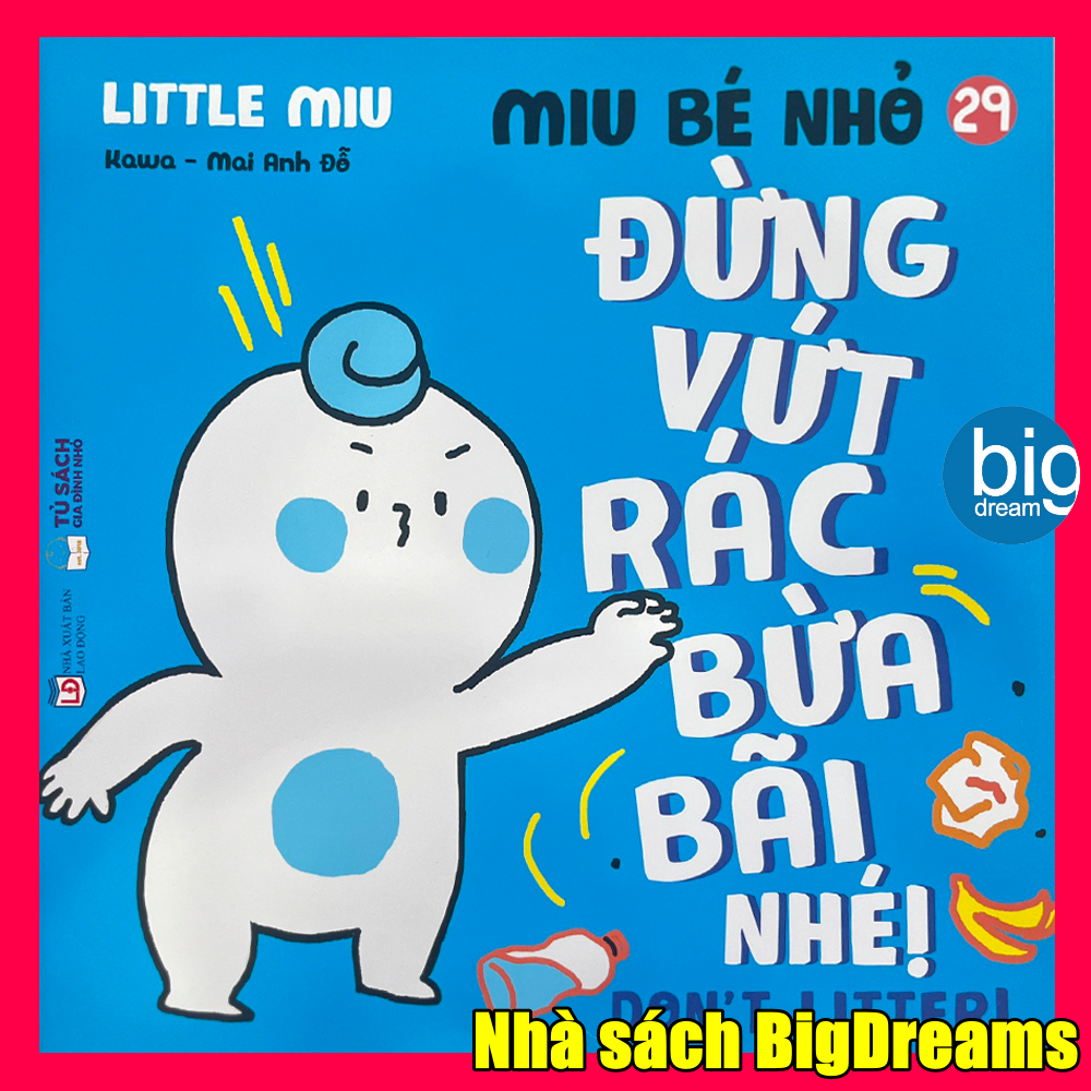 Song Ngữ Miu Bé Nhỏ Phần 3 - Ehon Kĩ Năng Sống Cho Bé 1-6 Tuổi (Bộ 8 Quyển Có Lẻ)