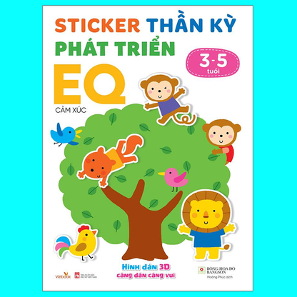 Sticker Thần Kỳ Phát Triển Toàn Diện IQ - EQ- CQ Cho Bé 3-5 Tuổi (Bộ 3 Quyển)