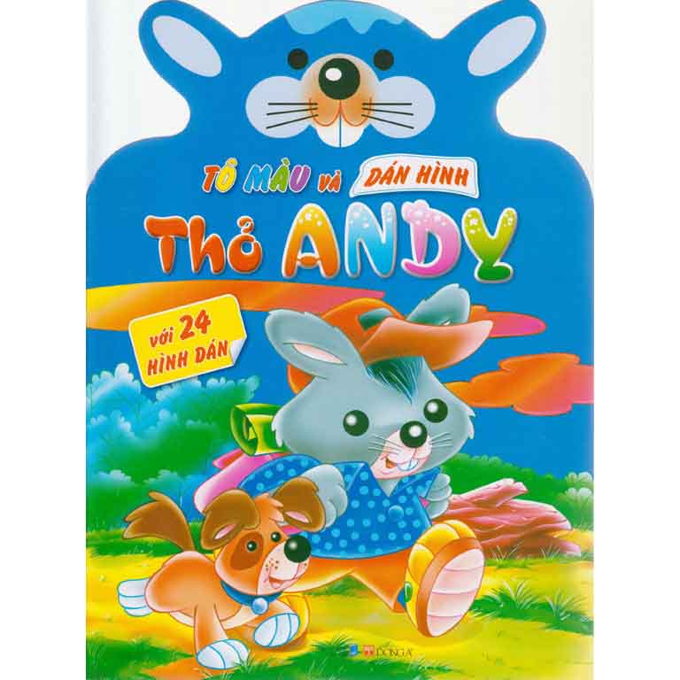 Tô Màu Và Dán Hình: Thỏ Andy - 1