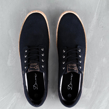 Giày Sneaker nam E11 CANVAS BLACK-WOW - 3