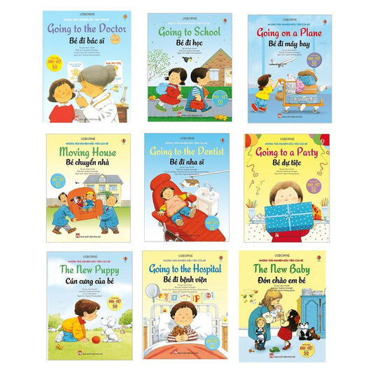 Những Trải Nghiệm Đầu Tiên Của Bé - Song ngữ cho bé 0-6 tuổi (Bộ 9 quyển) - 1