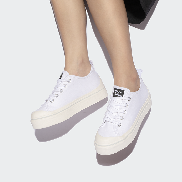 Giày Sneaker nữ D31 WHITE-WOW - 9