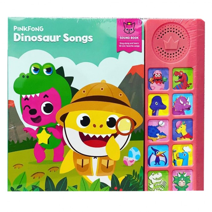 Dinosaur Songs - Baby Shark Sound Book - Sách nhạc cho bé - 1