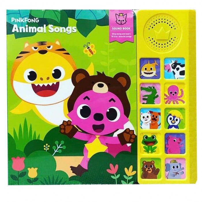 Animal Songs - Baby Shark Sound Book - Sách nhạc cho bé - 1