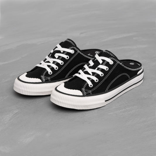 Giày hở gót couple E10 BLACK-WOW - 2