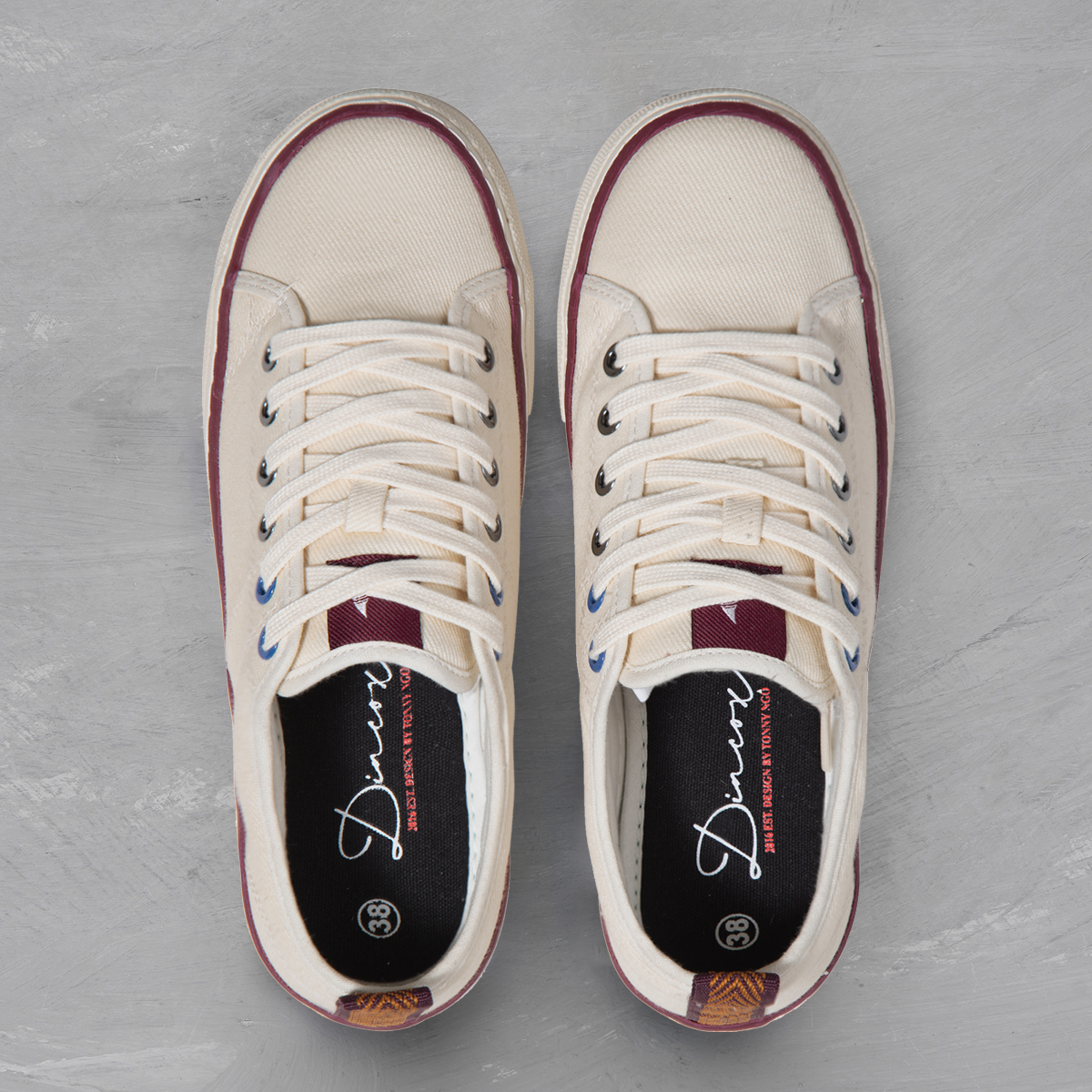 Giày Sneaker couple C40 WHITE-WOW - 2