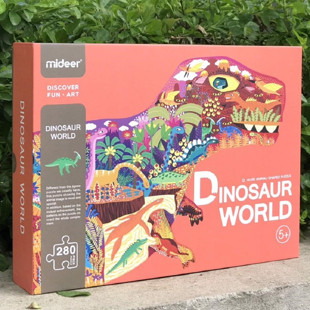 Đồ chơi lắp ghép Mideer 280 miếng ghép - Dinosaur World - 1