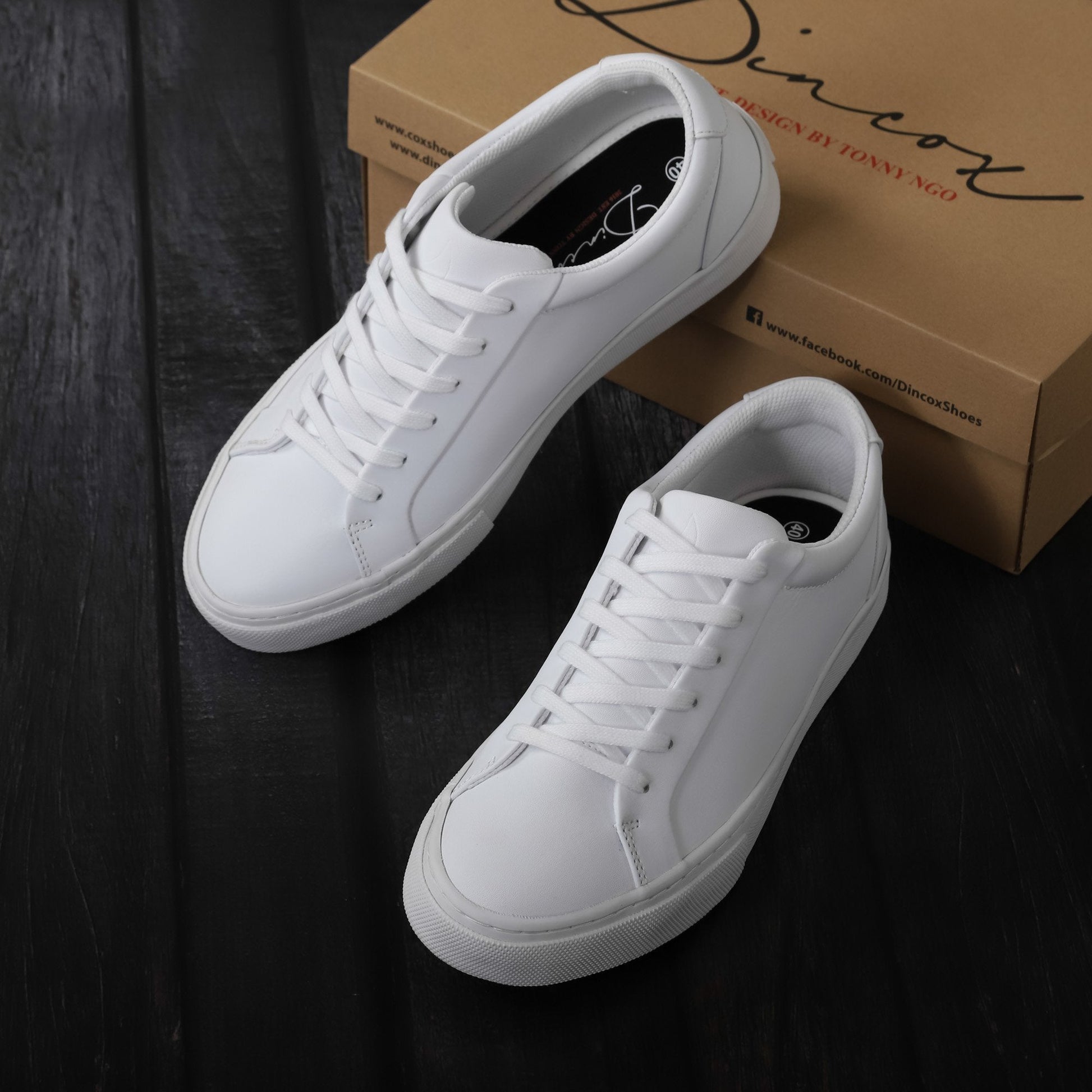 Giày Sneaker couple D20 WHITE-WOW - 8