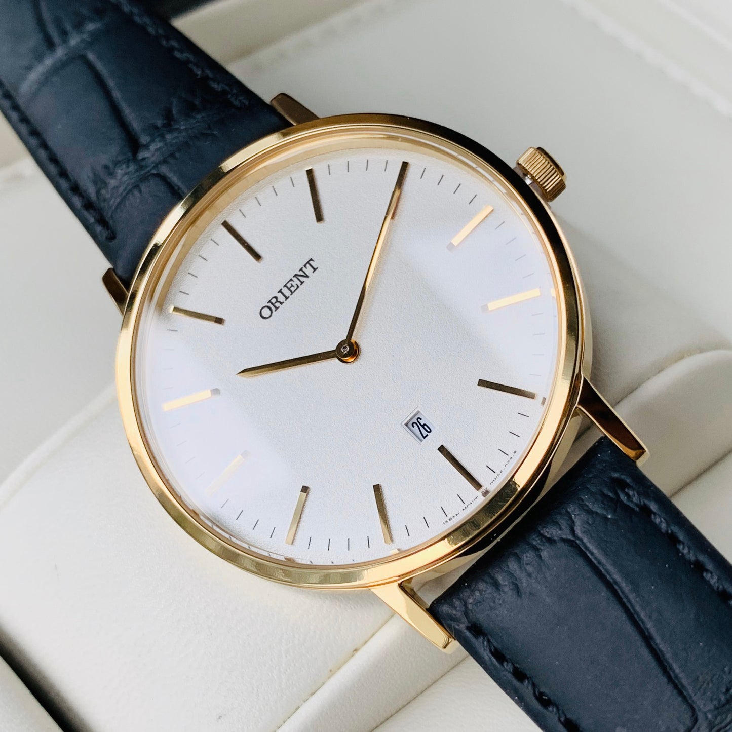 Đồng hồ dây da Nam Orient FGW05003W0