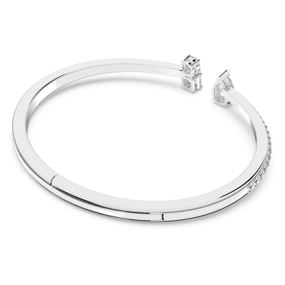 Lắc tay Swarovski mạ Rhodium - Attract cuff White