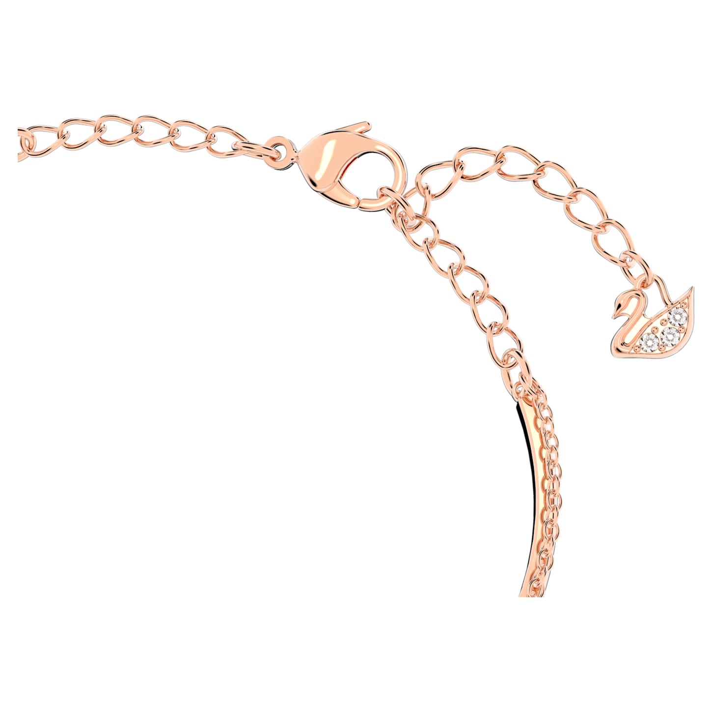 Lắc tay Swarovski mạ Rhodium Vô Cực - Infinity Bangle Rose Gold - 4