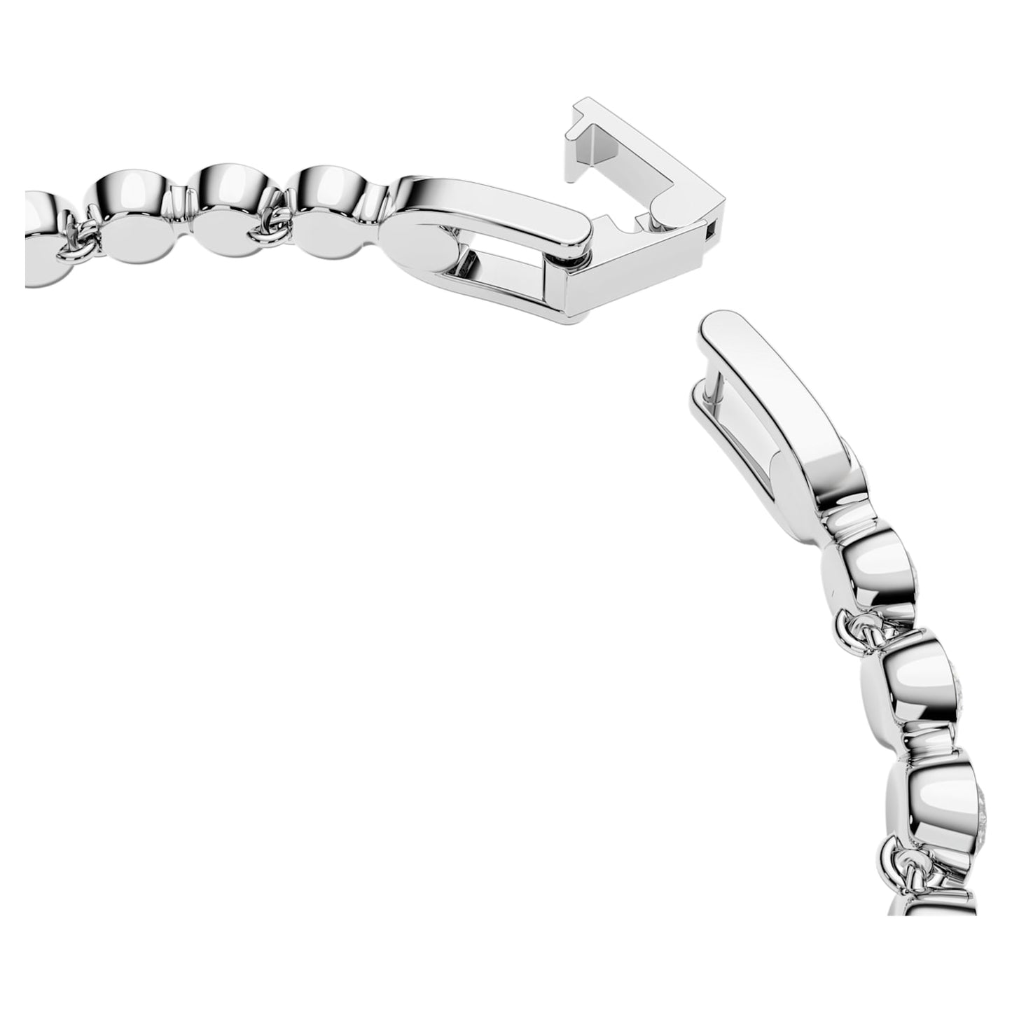 Lắc tay Swarovski mạ Rhodium - Tennis Bracelet White - 4