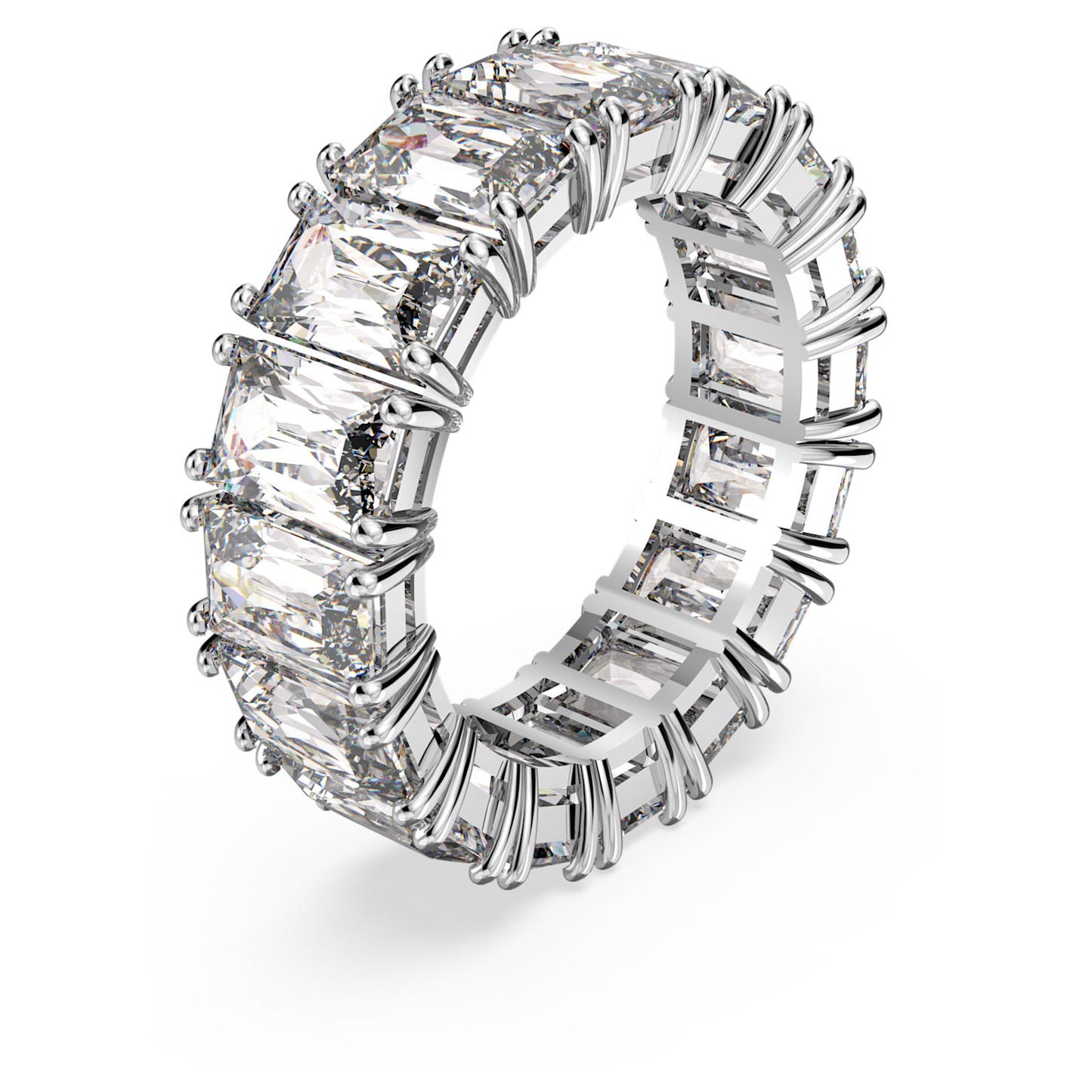 Nhẫn Swarovski mạ Rhodium - Vittore Ring White - 2