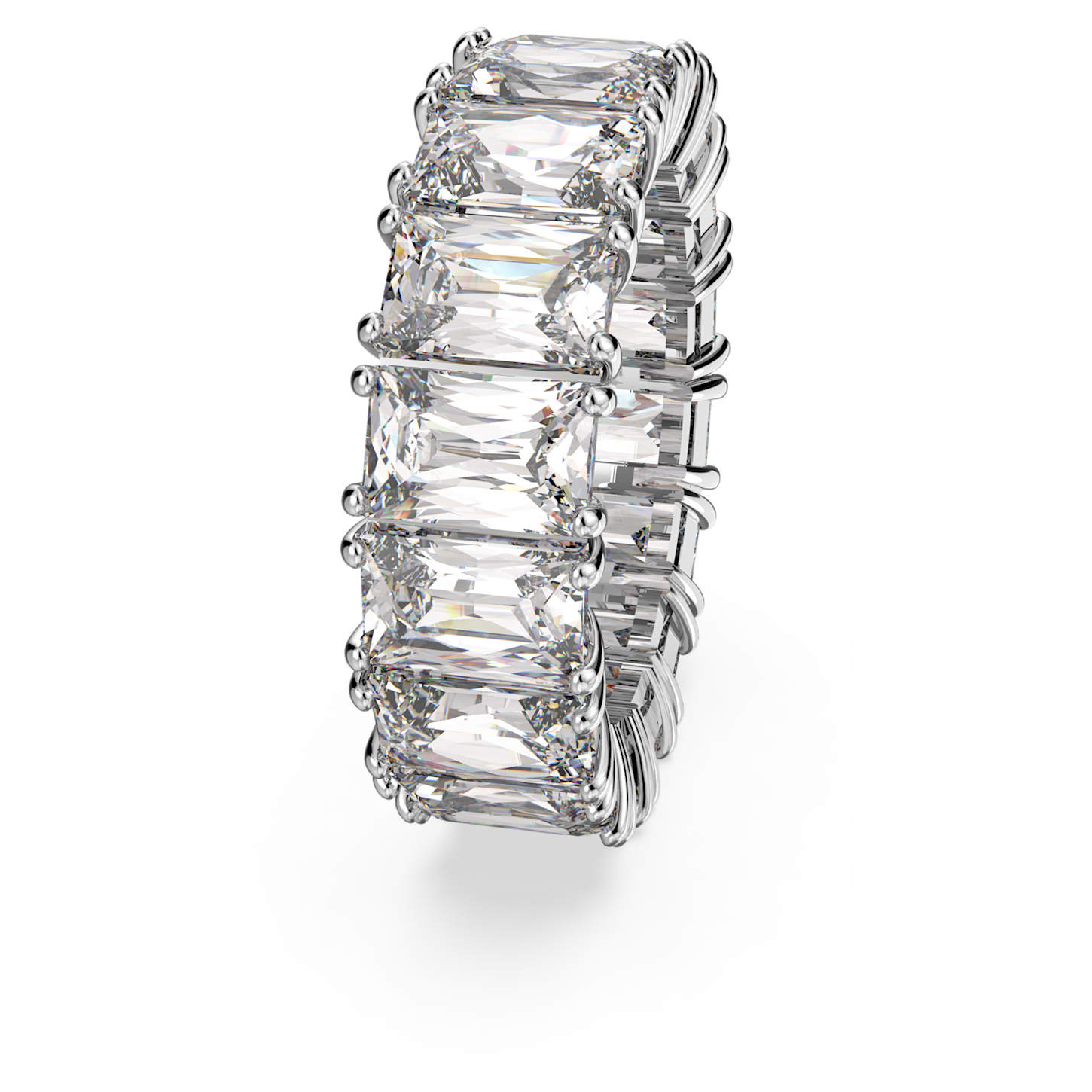 Nhẫn Swarovski mạ Rhodium - Vittore Ring White - 4