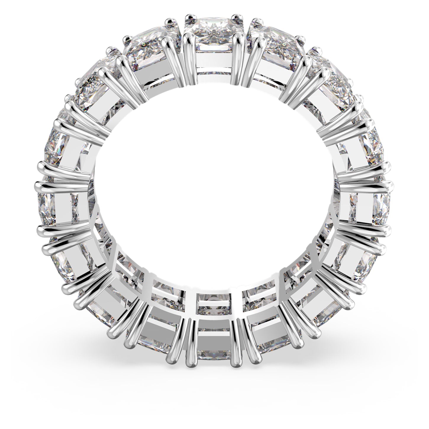 Nhẫn Swarovski mạ Rhodium - Vittore Ring White - 3